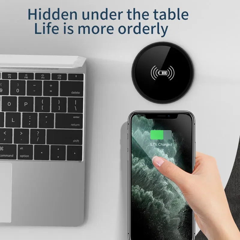 Cargador inalámbrico rápido de escritorio
