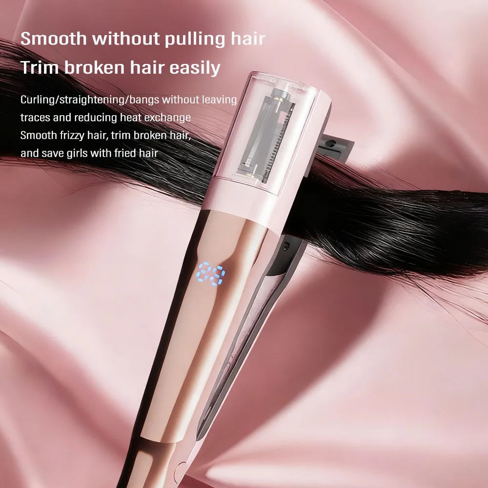 Recortador de puntas abiertas para cabello seco y dañado