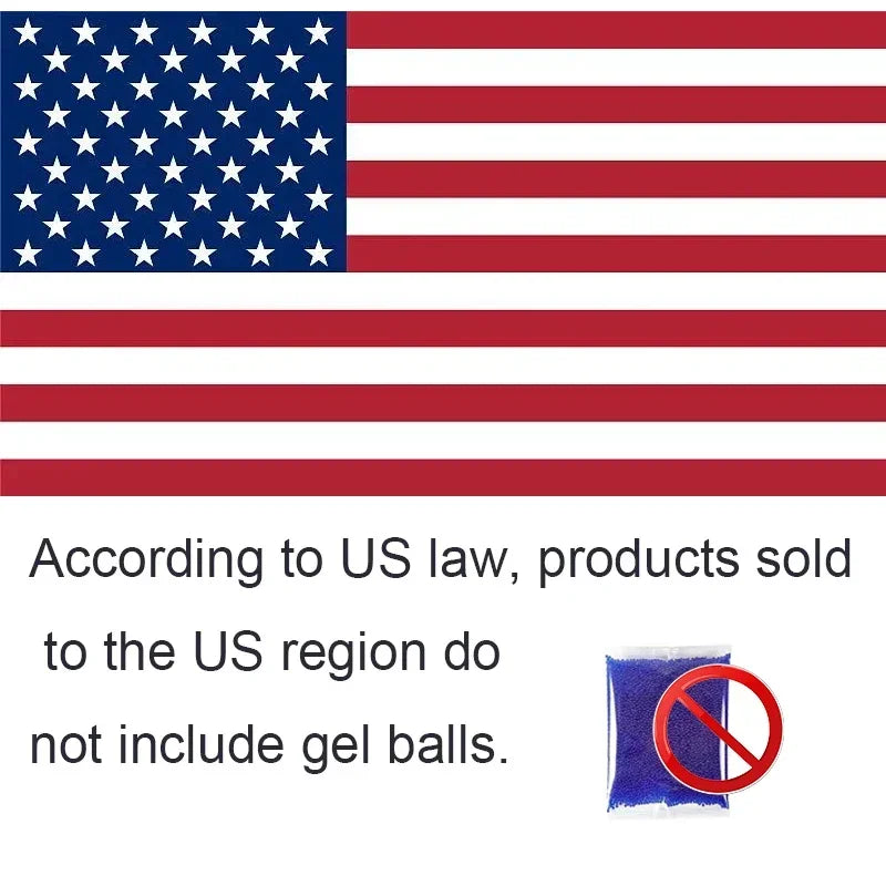 Pistola de bolas de gel automática MP9