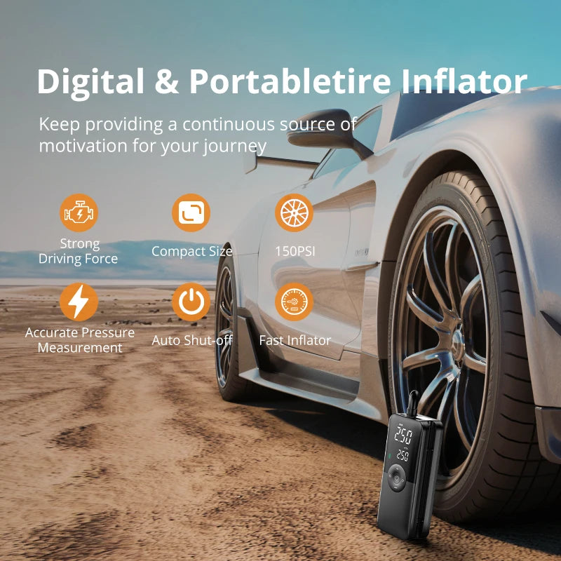 Bomba de aire recargable CARSUN